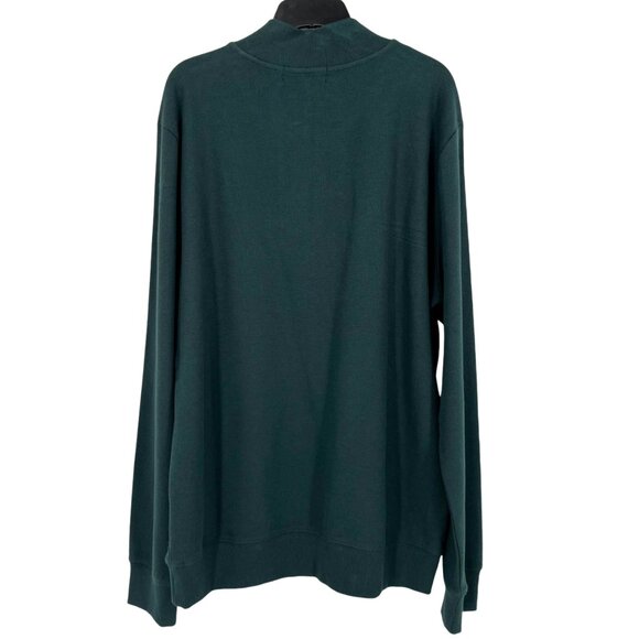 WestZeroOne Half-Zip Pullover Shirt Dark Green Size Medium NWOT - Picture 5 of 7